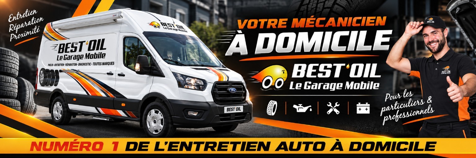 Best’Oil, le garage mobile : votre mécanicien à domicile, avec son camion-atelier et sa tenue officielle
